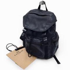 COACH ネイビー レザー リュック Coach ネイビー レザー リュック - バッグブランド