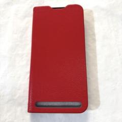 ソフトバンク シンプルスマホ7 携帯 ケース レッド Softbank