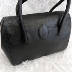希少✨カルティエ レザー ハンドバッグ ボストンバッグ マストライン 黒