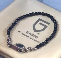 ガルニ GARNI ブレスレット オニキス ロゴ ボールチェーン ガルニ GARNI ブレスレット オニキス ロゴ ボールチェーン