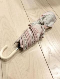 【美品】ローラアシュレイ・晴雨兼用長傘 セール】 アップルブロッサム柄 プリント長傘 （傘）｜LAURA