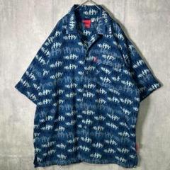PLATINUM FUBU 総柄 オープンカラー シャツ XL HIPHOP
