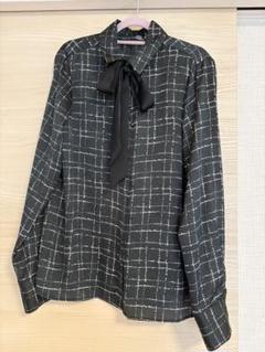 ZARA リボン付きブラウス