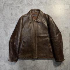 極希少【CHEVIGNON】牛革 本革 カウレザージャケット ブラウン M Amazon | [N-brand] Gabriel カウハイド 復刻50's カーコート