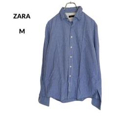 S1817【ZARA ザラ】メンズ ギンガムチェック 長袖シャツ - メルカリ
