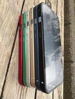 両面ガラス 360度全面保護 iphone13　ネイビー