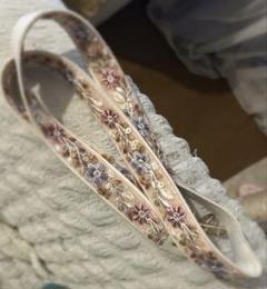 ハンドメイド　インド刺繍リボン　ショルダー　ストラップ　110センチ