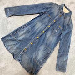 ✨良品✨ Lee デニムシャツ チュニック ブルー サイズM
