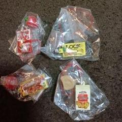 食品モチーフ ストラップ 4個セット