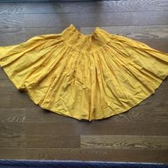 【新品】黄色のチュールスカート