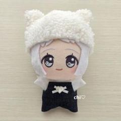 ちびぐるみ ぬい服 帽子 シャツ デニムサロペット