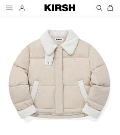 【新品・未使用品キルシー　KIRSH リバーシブル　ボア　ダウンジャケット kirsh キルシー ダウンジャケット - メルカリ