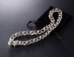 silver925刻印 ダブルクリップウォレットチェーン ペンダント ネックレス シルバー ダブルクリップ ウォレットチェーン シルバー925 刻印