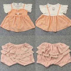 子ども服　ベビー服　夏服　ミッフィー　うさぎ　トップス　ボトムス　セット　90
