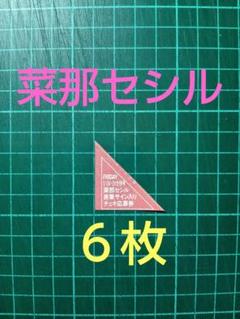 6枚 応募券 菜那セシル 直筆サイン入りチェキ 抽プレ