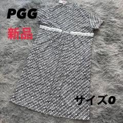 新品　PGG パーリーゲイツ　ワンピース　ハーフジップ　モックネック　プリーツ