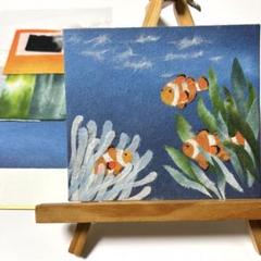 ちぎり絵ミニ(かくれんぼ)手作りキット❣️
