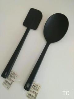 【新品】無印良品 シリコン調理スプーン 大 & スパチュラ