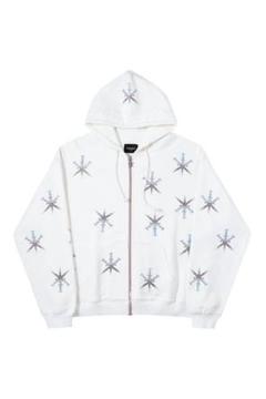 新品未使用WHITE CROSS RHINESTONE ZIP UP Sサイズ - メルカリ 新品未使用WHITE CROSS RHINESTONE ZIP UP Sサイズ - メルカリ