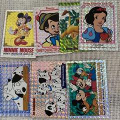 【希少品】ディズニー キャラクターカードクラブ　7枚セット　アマダ 希少品】ディズニー キャラクターカードクラブ 7枚セット アマダ