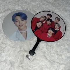 希望額お伝えください】BTSジミンうちわフラッグセット