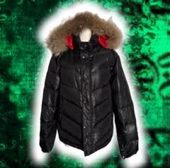VANSON ダウンジャケット 中綿 archive y2k 平成 grunge 平成00s LICORICE ダウンジャケットy2k黒Lサイズダークコアお兄