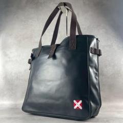 ラゲッジレーベル LUGGAGE LABEL トートバッグ ネイビー A4