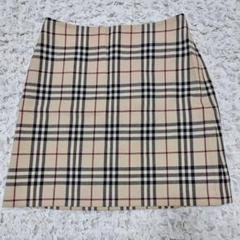 y2k BURBERRY BLUE LABEL チェック 台形 ミニ スカート