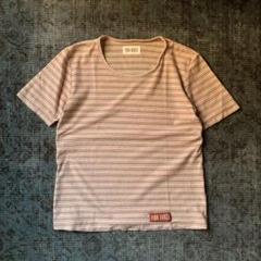 人気 PINK HOUSE ピンクハウス Tシャツ レトロ ボーダー レトロ古着