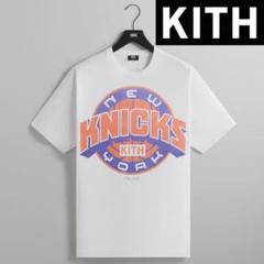 新品　KITH×ニックス　ビンテージ感たっぷりな高品質コラボ限定Ｔシャツ