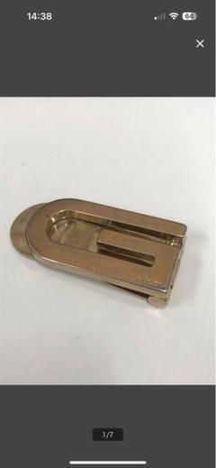 GUCCI グッチ ゴールドカラー クレスト マネークリップ - メルカリ