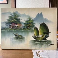 石井博作　肉筆画　油彩画 石井博作 肉筆画 油彩画 - メルカリ