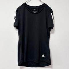 アディダス クライマクール【M】半袖Tシャツ/スポーツウェア スリーライン ロゴ