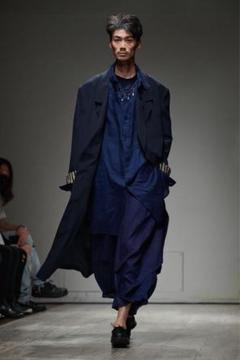 yohjiyamamoto pour homme 23SS 藍染シャツ　サイズ2