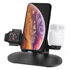 3in1アルミニウム合金スマホ充電スタンド