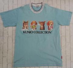 kunio collection クニオコレクション　ポロシャツ　犬　猫　L ◇ KUNIO COLLECTION クニオコレクション ポロシャツ 犬 猫