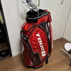 限定品】TOUR-B キャディバッグ 3点式 エナメル ブリヂストン