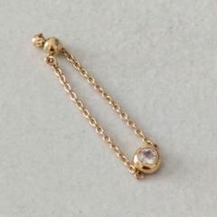 オレフィーチェ K18YG ロイヤルブルームーン　バースヌード　チェーンリング K18/Pt「ロイヤルブルームーン バース ヌード」チェーンリング