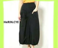 HeRIN.CYE Pocket balloon skirt 黒