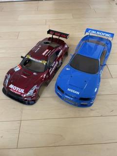 GTR35 ラジコンボディー　ドリフトテツジンボディーラメ塗装最終価格になります 当店オリジナル塗装済みボディ TETSUJIN 鉄人 NISSAN GT-R 【R35