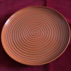 象彦の丸盆　(根来塗　漆器　ロクロ目　朱塗り　丸盆　大) Amazon.co.jp: 象彦の丸盆 (根来塗 漆器 ロクロ目 朱塗り 丸盆