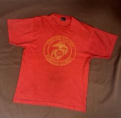 最終値下 90s USA製 SCREENSTARS "USMC" 襤褸 Tシャツ