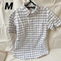 新品未着用⭐️メンズ 半袖 シャツ M チェック柄 夏 おしゃれ 薄手 おでかけ