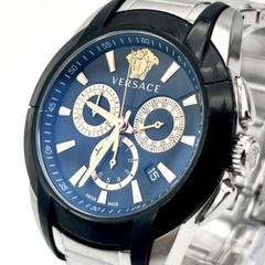 ヴェルサーチ VERSACE クロノ デイト メデューサ メンズ腕時計 F261 ヴェルサーチ VERSACE クロノ デイト メデューサ メンズ腕時計