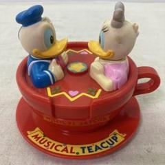 ドナルド　デイジー　ミュージカル　ティーカップ　サウンド　フィギュア　飾り ドナルド デイジー ミュージカル ティーカップ サウンド