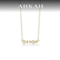 AHKAH K18 ジーヴルネックレス 購入証明書あり - メルカリ