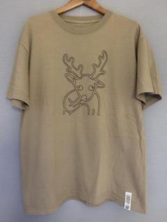 マウンテンリサーチ　ベージュ 鹿 刺繍Tシャツ マウンテン リサーチ ベージュ 鹿 刺繍Tシャツ - メルカリ