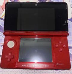 【動作確認済み】フレアレッド ニンテンドー3DS 本体　箱付き　※注意あり