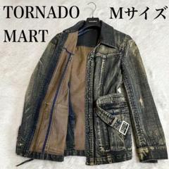 激渋 極上品 00s TORNADO MART デニムジャケット レースアップ