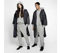 Nike グレー フード付きパーカー XL